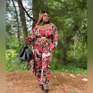 3-Piece Floral Set